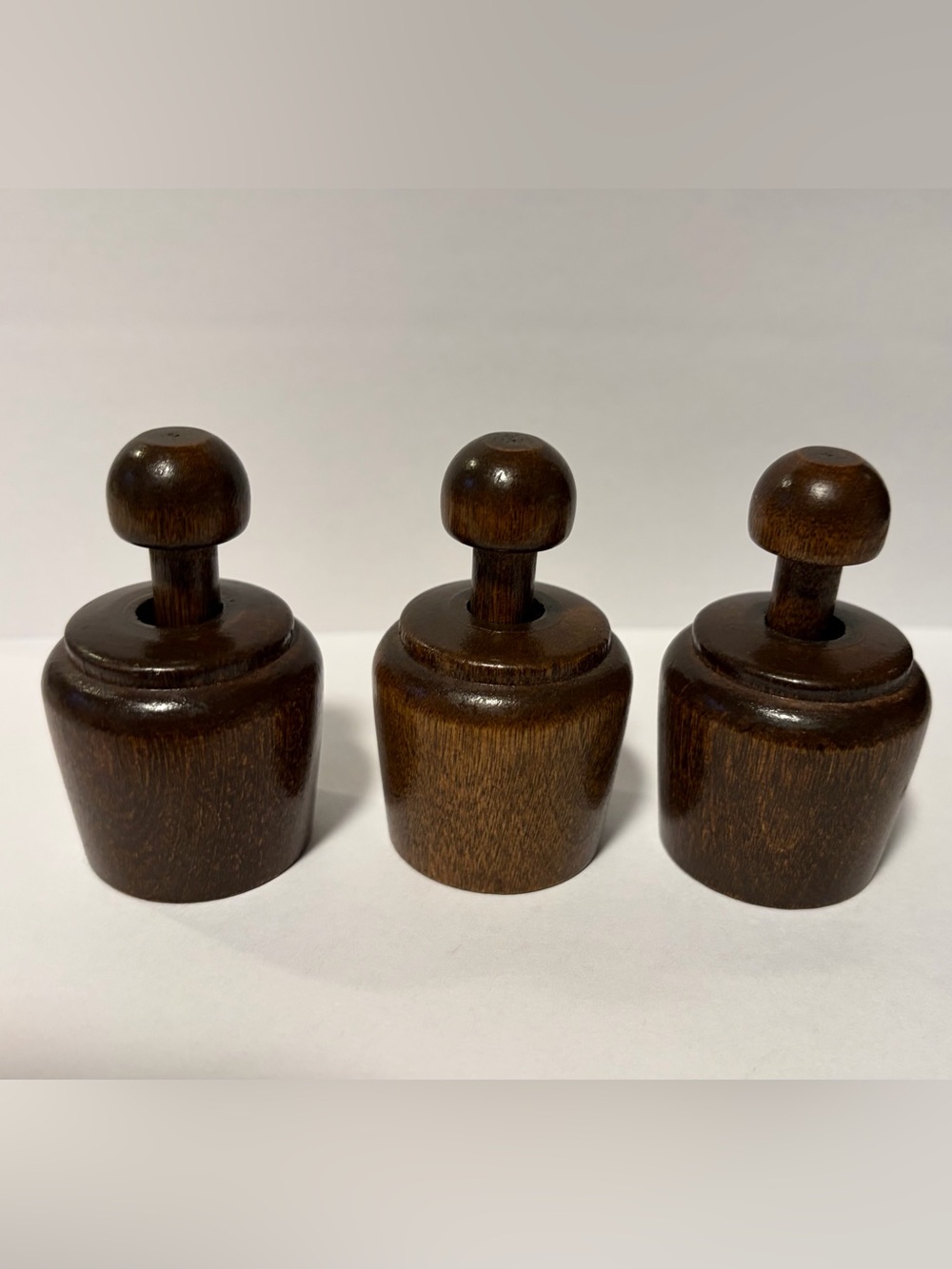 Wooden Butter Press Molds Stamps Wheat Tulip Pineapple Primitive Cottage Decor
